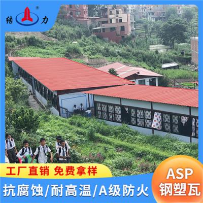 山东临沂Asp钢塑复合瓦 防腐瓦厂家 耐腐铁瓦 防火阻燃