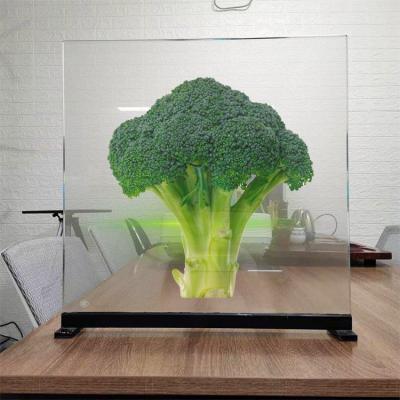 广东全息投影设备 玻璃成像膜橱窗广告背投贴膜 投影幕布透明膜