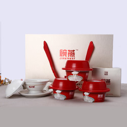 【燕之屋】碗燕正品即食冰糖官燕孕妇燕窝180g*10碗/盒包邮