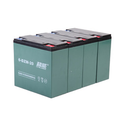 超威电池 48V20Ah（4只装）电动车铅酸电池电瓶 经典动力电池