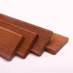 印尼天然碳化木板材 菠萝格木方原木木板 户外露台阳台防腐木地板