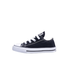 Converse匡威童鞋 低帮帆布鞋黑色常青款女童白色帆布鞋小童鞋