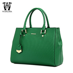 万里马牛皮女包经典女包时尚潮流单肩手提包斜挎包女士包包杀手包