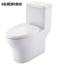 惠达卫浴虹吸式小户型卫生间抽水马桶家用节水陶瓷坐便器6189