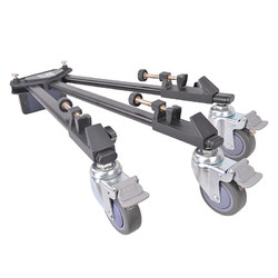 伟峰WT600专业三脚架脚轮 三角架通用地轮 717/718摄像机脚架滑轮