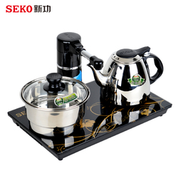 Seko/新功 F8自动上水电热水壶自动断电烧水壶抽水加水电茶壶茶具