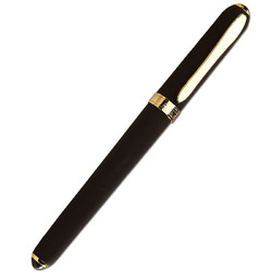 宝克中性笔PC2288大容量签字笔金色笔夹磨砂商务办公用品学生水笔