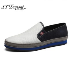 S.T. Dupont/都彭 低帮透气鞋 时尚休闲鞋 编制鞋拼色男鞋 包邮