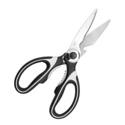 阳江巧媳妇厨房剪刀不锈钢家用剪强力剪 鸡骨剪 核桃夹工具