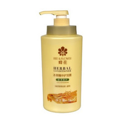 蜂花本草精华护发素柔顺女士染烫受损修复干枯毛躁分叉滑溜溜1L