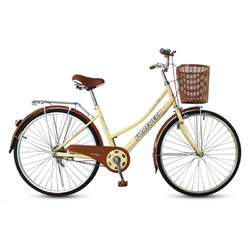 官方旗舰店永久通勤自行车男女式成人用26寸普通共享单车城市骑行