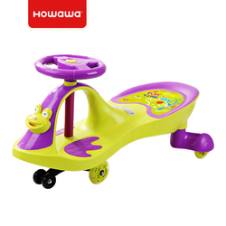 howawa儿童车扭扭车静音轮带音乐妞妞车 宝宝1-3-6岁滑行玩具车