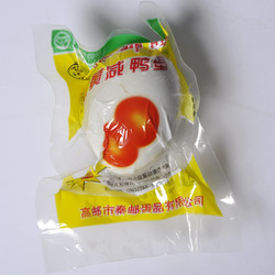 秦邮牌75gX6枚高邮双黄咸鸭蛋简装正宗高邮咸鸭蛋红心流油简装