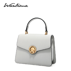 Wanlima/万里马2018新款女士手提包时尚夏季单肩斜挎包女包凯莉包