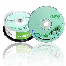 紫光dvd刻录盘 成长的故事dvd刻录车载dvd盘空白DVD光盘 25片桶装