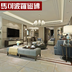 马可波罗瓷砖 客厅卧室餐厅地砖 全抛釉地板砖800X800 冰晶玉2