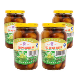 三和四美糖蒜甜蒜 腌泡大蒜头糖醋扬州特产 腌蒜头 糖醋蒜4瓶装