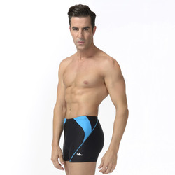 yingfa英发专业泳裤男士平角时尚成人大码游泳 男耐氯速干泳裤