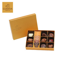 GODIVA歌帝梵金装巧克力礼盒(15颗装)  送女友/男友