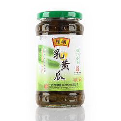 恒顺乳黄瓜375g 酱菜 咸菜  腌制泡菜 下饭小菜 榨菜 镇江特产