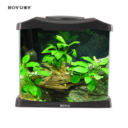 BOYU博宇鱼缸水族箱创意造景生态静音过滤水泵玻璃小鱼缸DSN