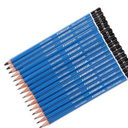 推荐 德国 Staedtler施德楼100蓝杆绘图铅笔 书写铅笔素描铅笔