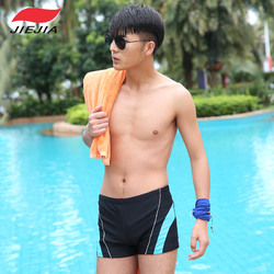 捷佳泳裤男成人时尚游泳裤五分平角大码短裤温泉男士泳衣游泳装备