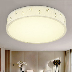 华艺现代简约LED吸顶灯卧室灯客厅书房餐厅双光调光灯具IX43
