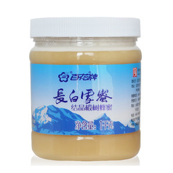 百花牌长白雪蜜纯1000g 长白山椴树天然蜂蜜结晶东北黑蜂取蜂巢蜜
