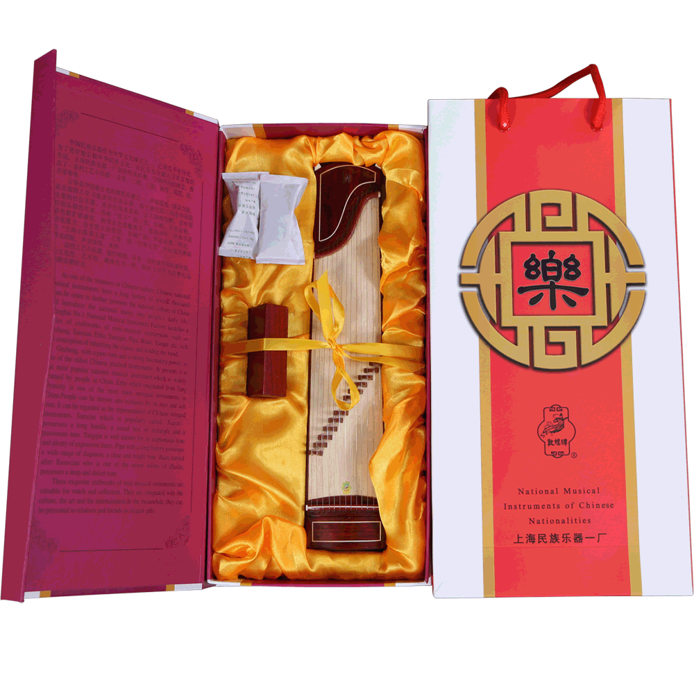 敦煌牌礼品古筝773非檀木礼品版小古筝（不可演奏）