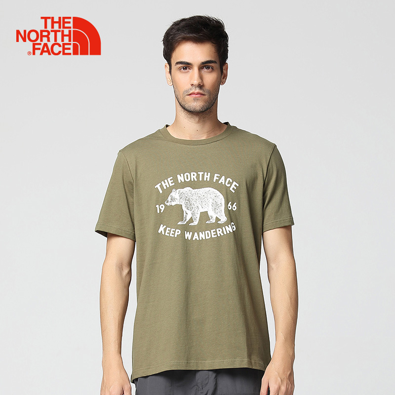 【经典款】TheNorthFace北面春夏新品透气户外休闲男短袖T恤|3L8J