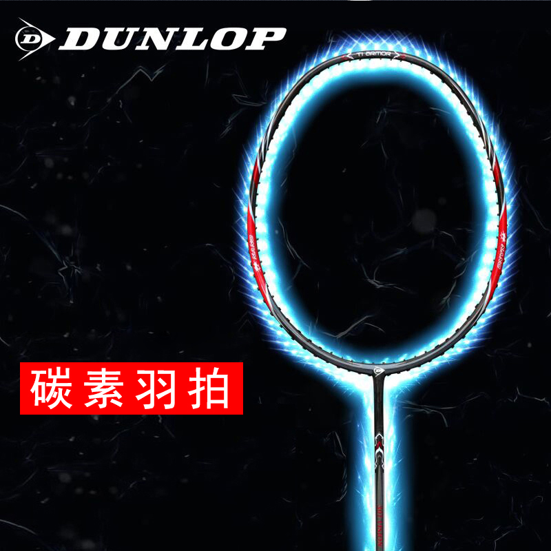 英国DUNLOP官方正品羽毛球拍ymqp单拍VISINW02男女全碳素羽拍