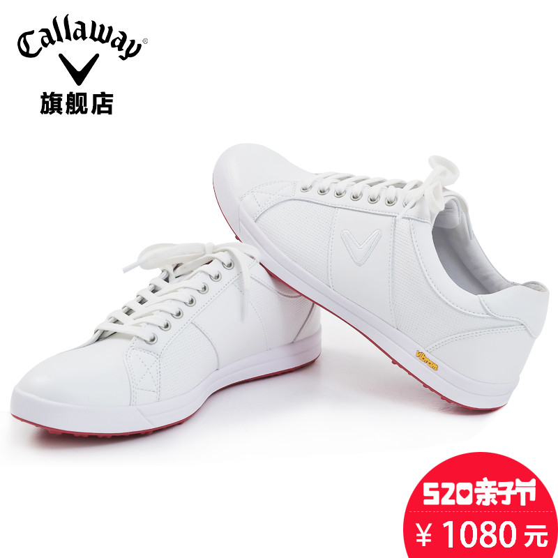 callaway高尔夫球鞋男女士无钉鞋舒适休闲板鞋透气情侣款