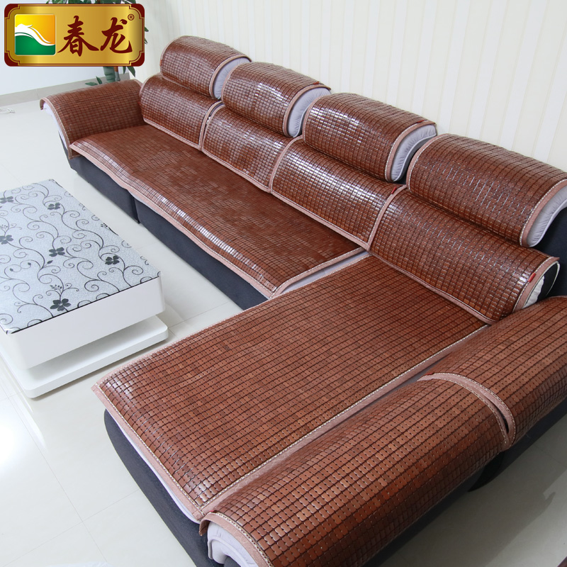 春龙麻将沙发垫L拐角贵妃竹席55/65/75坐垫夏季竹凉席坐垫子