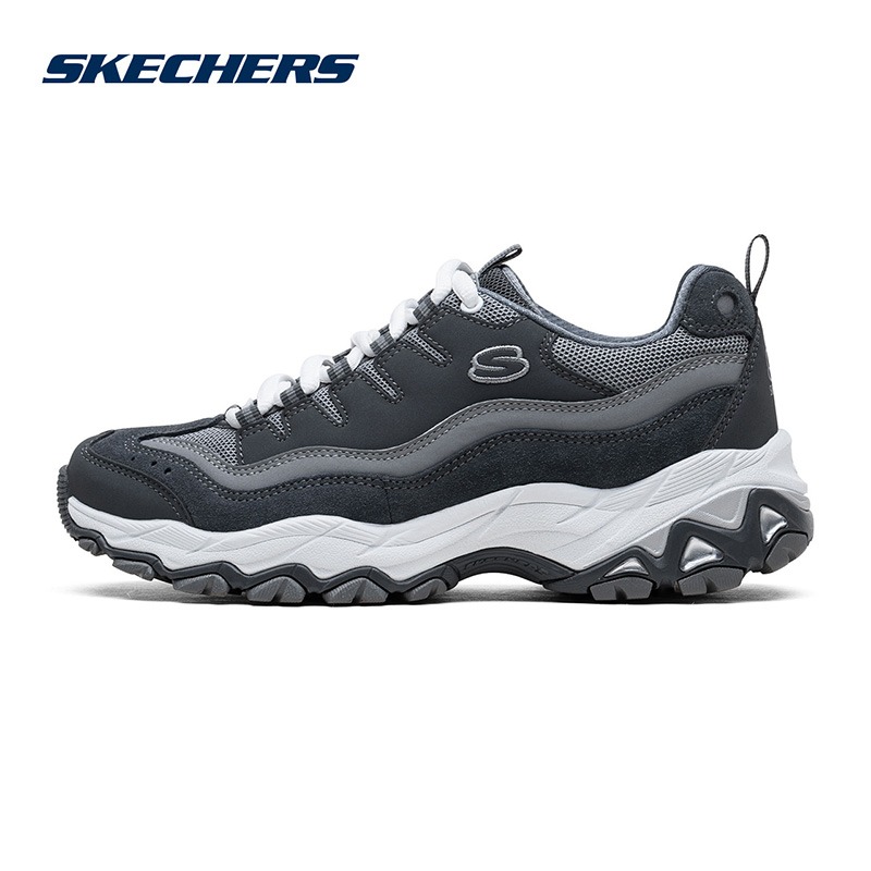 Skechers斯凯奇复古情侣款运动跑步鞋厚底休闲鞋66666042