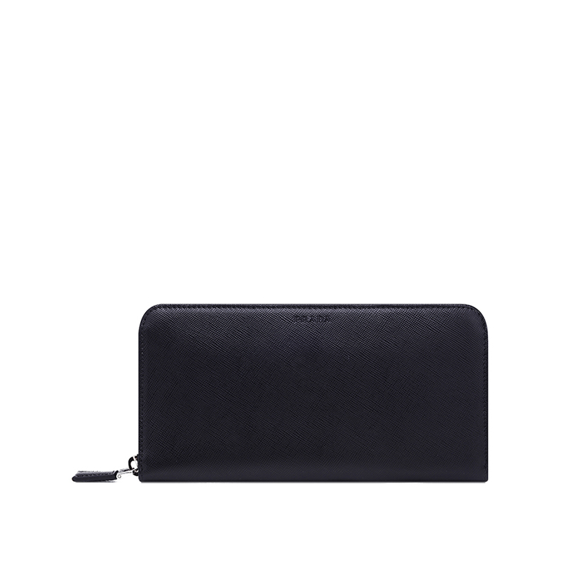 Prada/普拉达男包钱包男长款男士拉链钱包手拿包钱夹皮夹2ML317