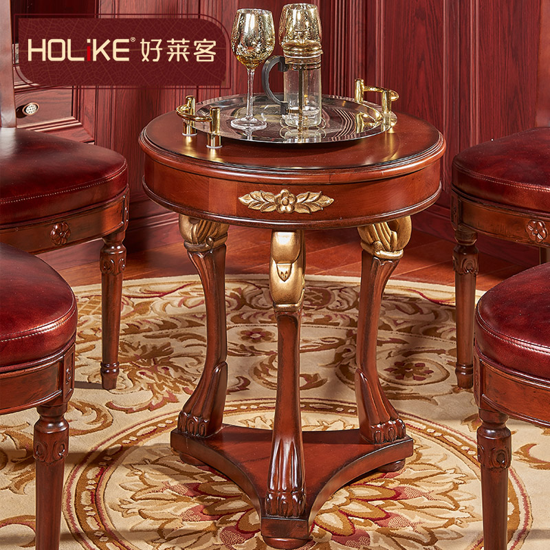特权订金 好莱客餐厅成套家具定制 餐桌餐边柜玄关柜皮椅圆几定做