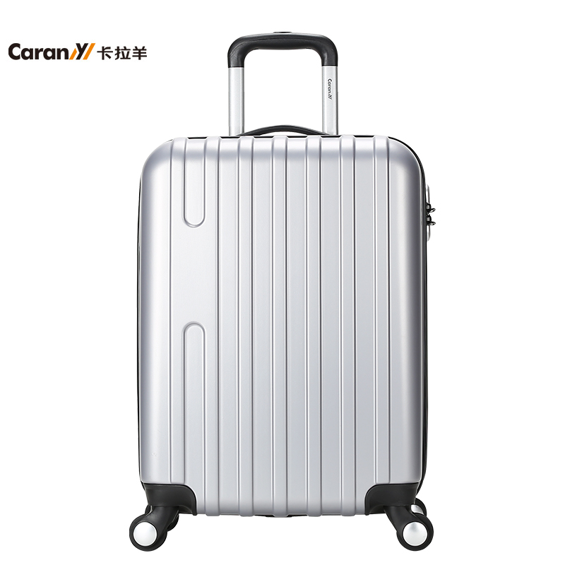 卡拉扬卡拉羊新品时尚炫彩万向轮拉杆箱大容量行李箱旅行箱登机箱