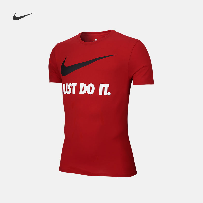 Nike 耐克官方 NIKE JUST DO IT SWOOSH 男子T恤 707361