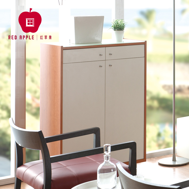 红苹果家具 时尚简约现代 家居门厅收纳柜简易木质鞋柜R5312