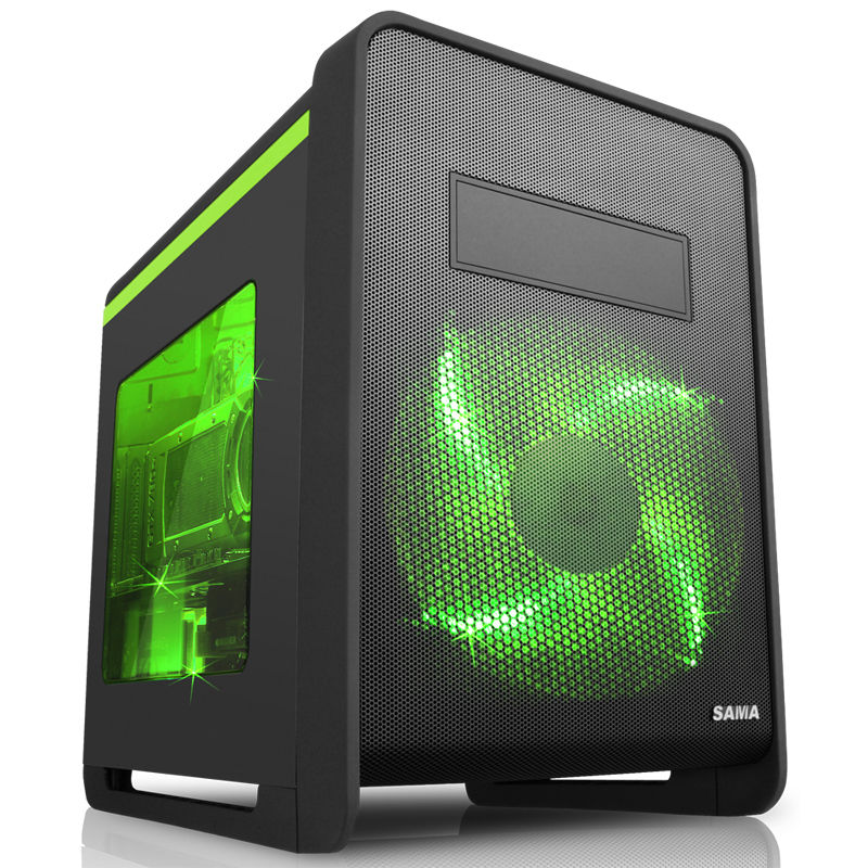 先马碳立方MATX小板专用机箱双侧透双层结构支持340显卡280水冷