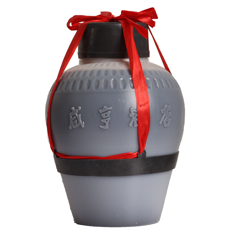 热卖绍兴黄酒咸亨酒店镶春酒2.5L塑坛镶春黄酒婚庆喜宴