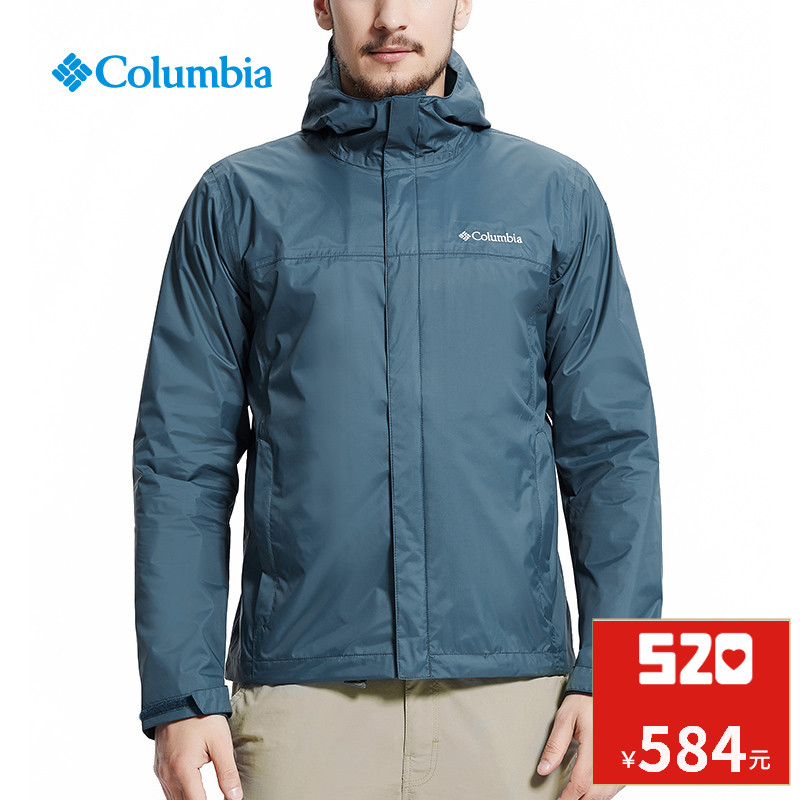 【经典款】Columbia/哥伦比亚户外18春夏新品男防水冲锋衣RE2433