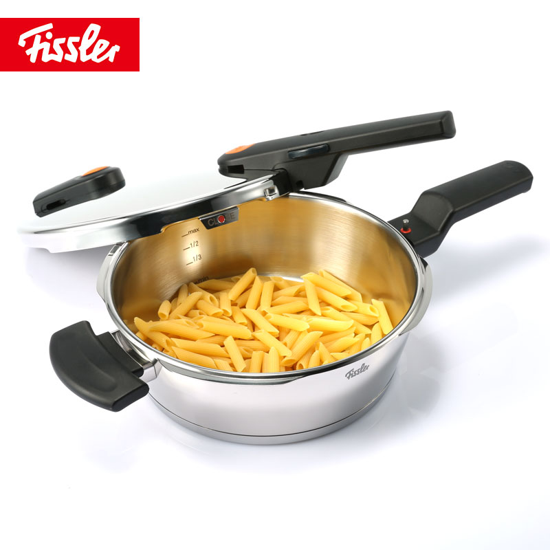 德国菲仕乐fissler 橙色沸点2.5升不锈钢高速快锅压力锅
