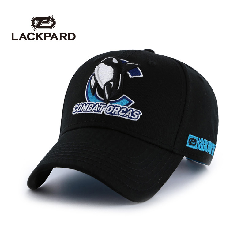 lackpard联名AFLC橄榄球联盟棒球帽香港杀人鲸球队运动帽鸭舌帽子