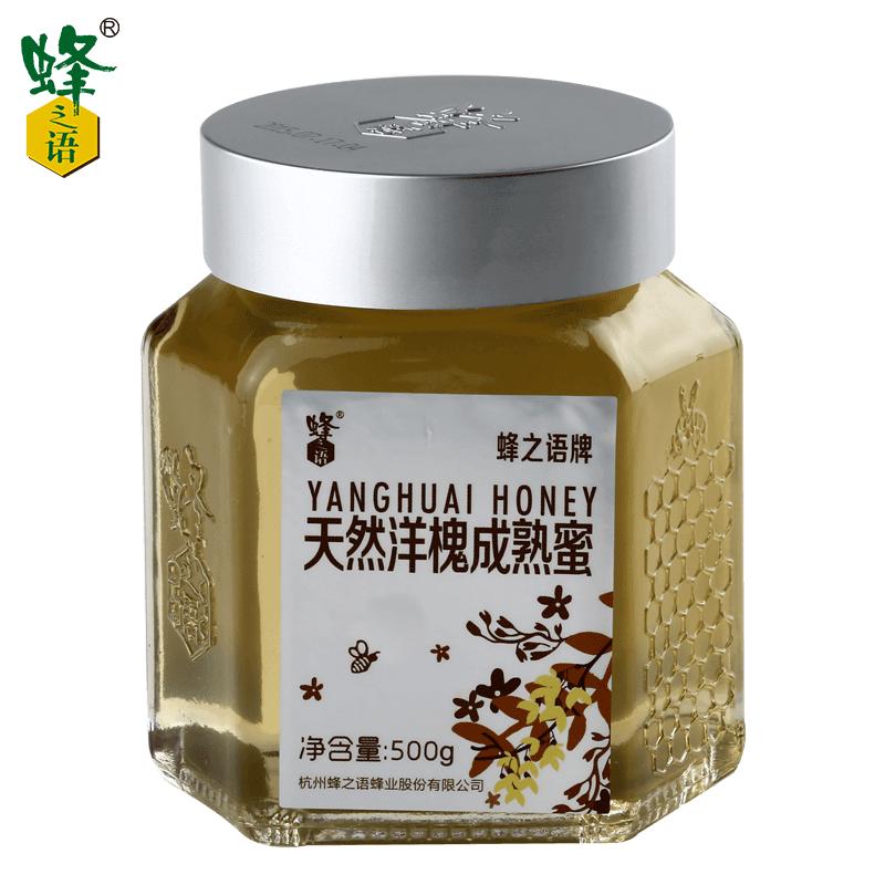 蜂之语洋槐花成熟蜂蜜 纯正天然农家自产蜂巢蜜源0添加500g土蜂蜜