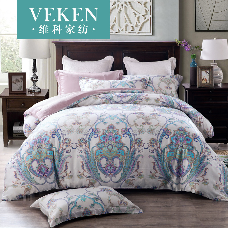 维科家纺 新品60支天丝四件套1.5m床品高支高密天丝