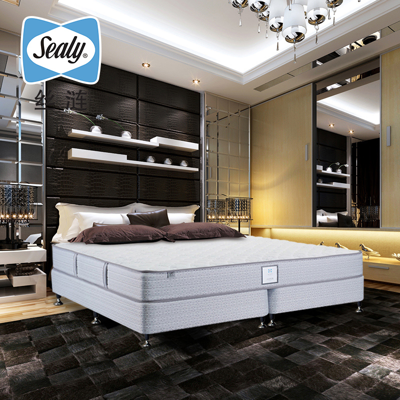 美国丝涟/Sealy 柏斯 钛合金美姿感应弹簧 双人1.8m 智能床垫