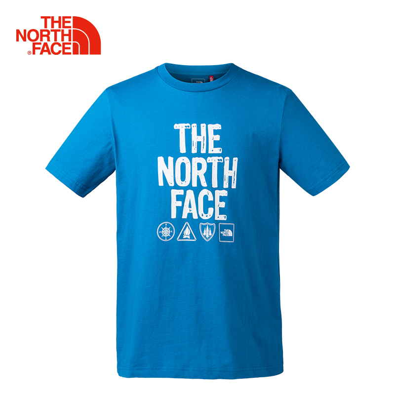【经典款】TheNorthFace北面春夏新品柔软舒适户外男短袖T恤|3CGF