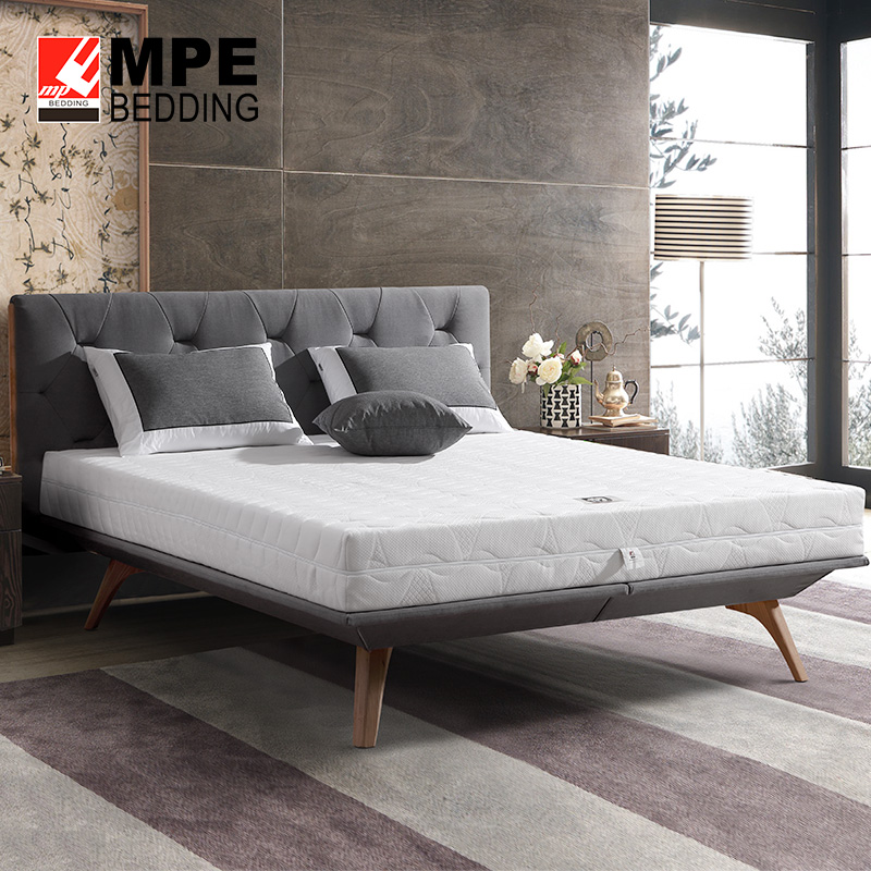 MPE进口乳胶床垫1.5m床双人席梦思环保黄麻可拆洗20cm可定制